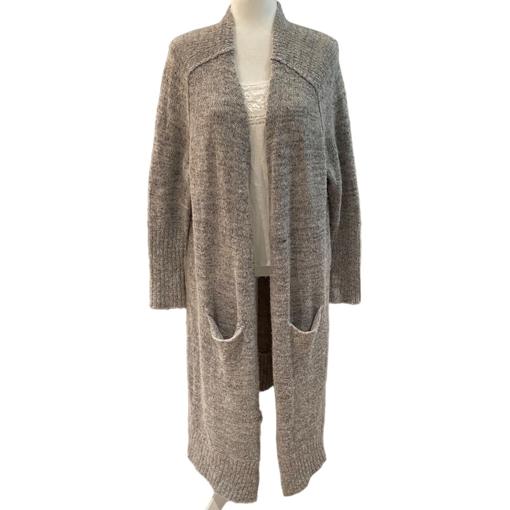 FREE PEOPLE Alpaca & wool blend open front Cardigan Duster Size Small